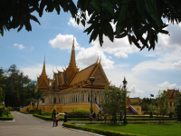 The Throne Hall at the Royal Palace grounds in Phnom Penh